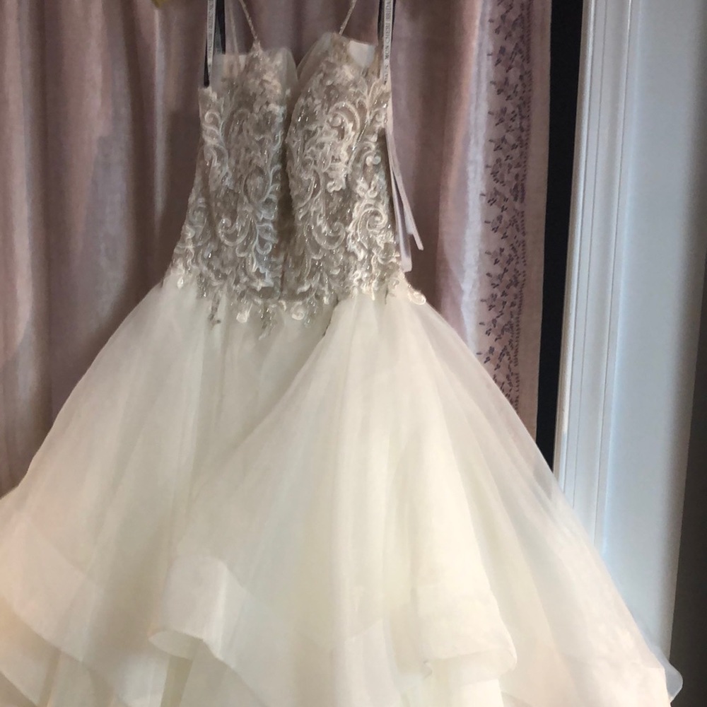 Ivory layer gown